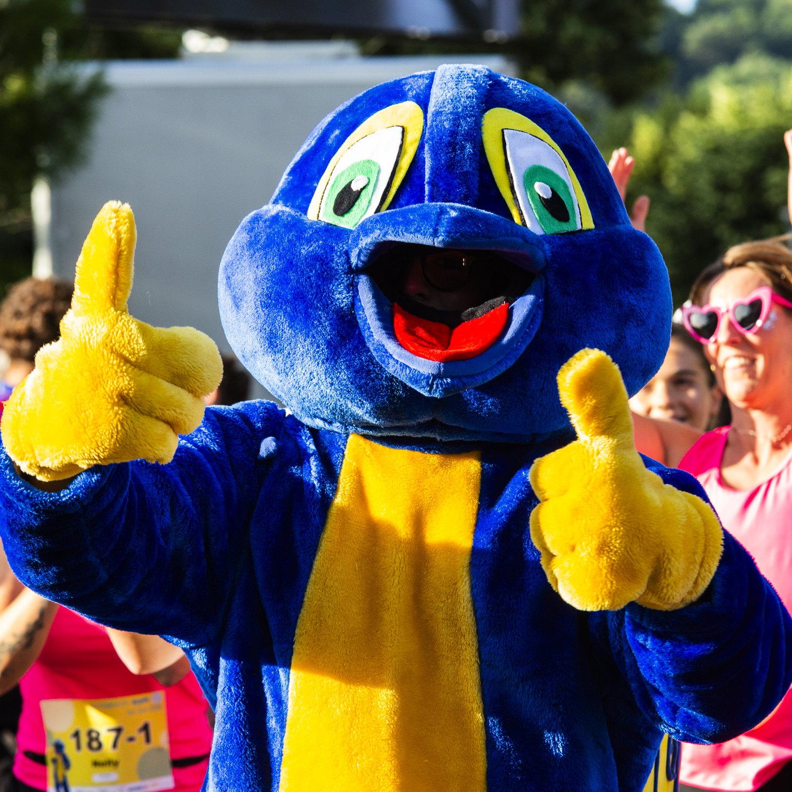 Tourni, la mascotte de La Tournicoti-Run